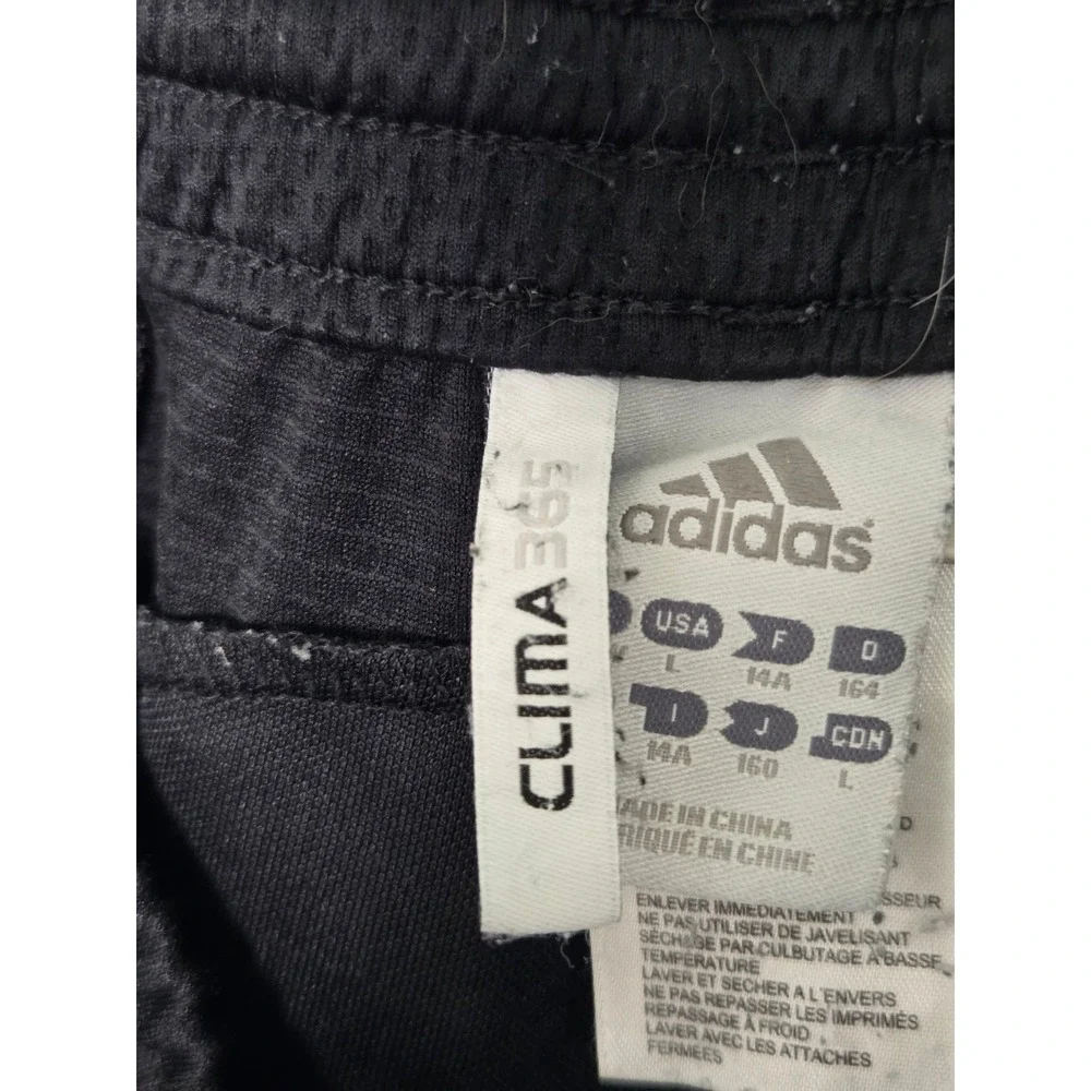 Adidas Clima365 Soccer Training Pants Black Yellow White Mens Size L E84219